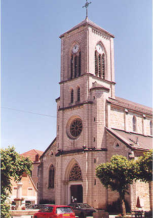 Church in Champagne en Valromey, France, 12 june 2001 Church in Champagne en Valromey, France, 12 june 2001