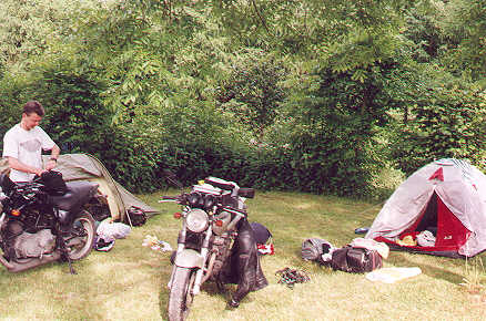 Campsite Birkenfeld, Germany, 15 june 2001 Campsite Birkenfeld, Germany, 15 june 2001