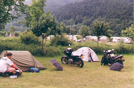 Campsite Ediger-Eller, Germany, 16 june 2001 Campsite Ediger-Eller, Germany, 16 june 2001