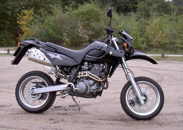 MZ Baghira Black Panther, right side, photo taken near Uddel