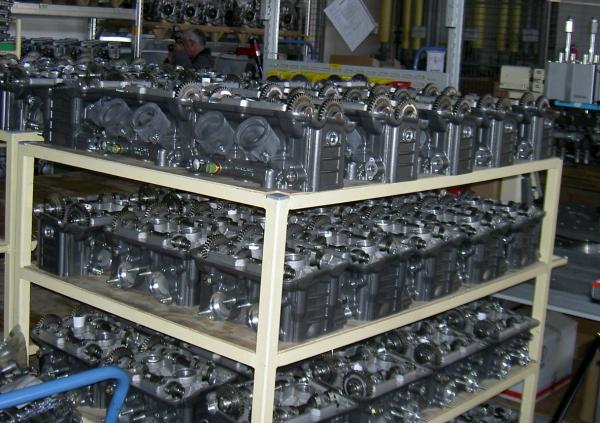 MZ 1000s cilinder heads