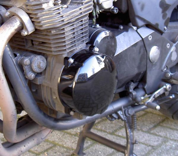 New alternator cover